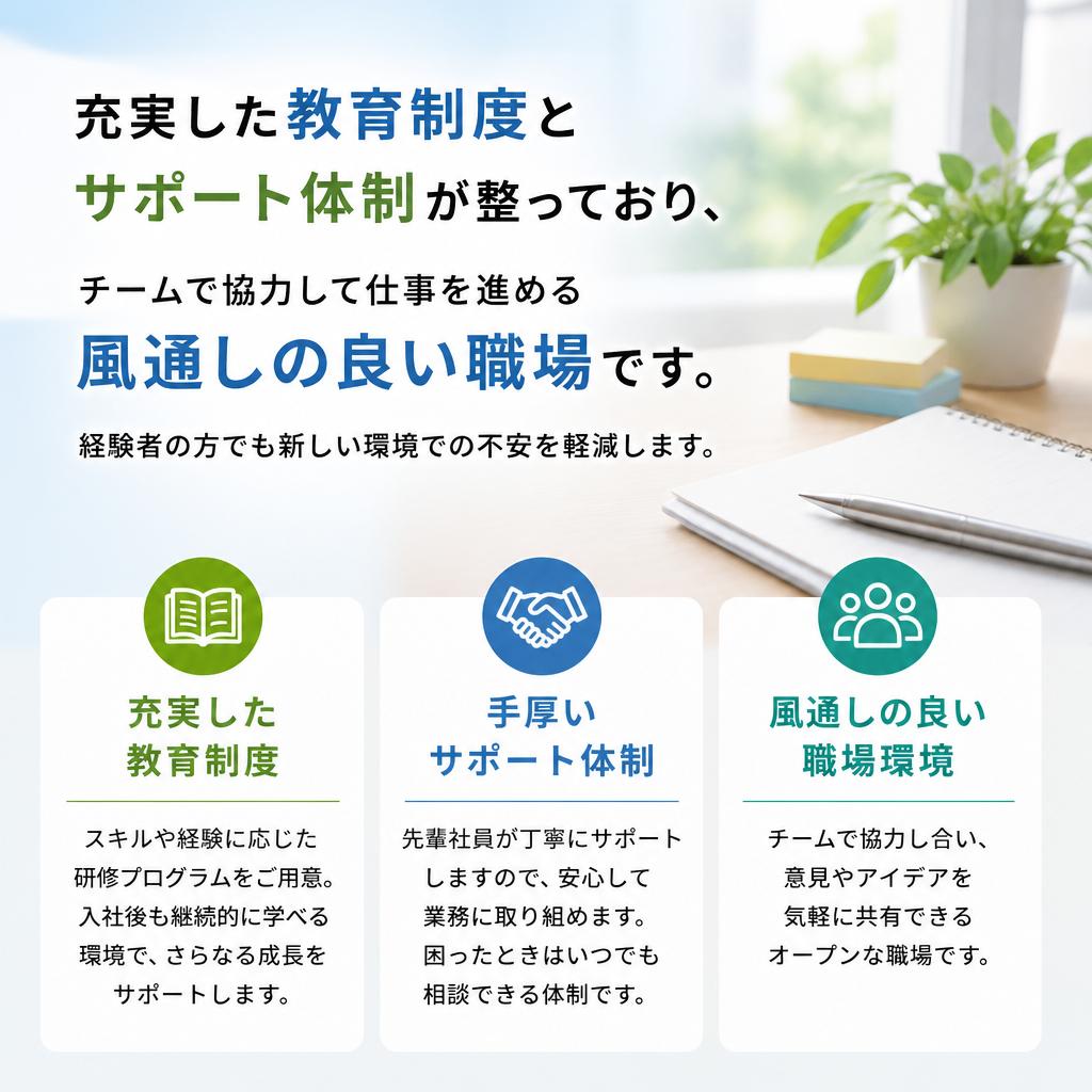 働きやすい職場環境
