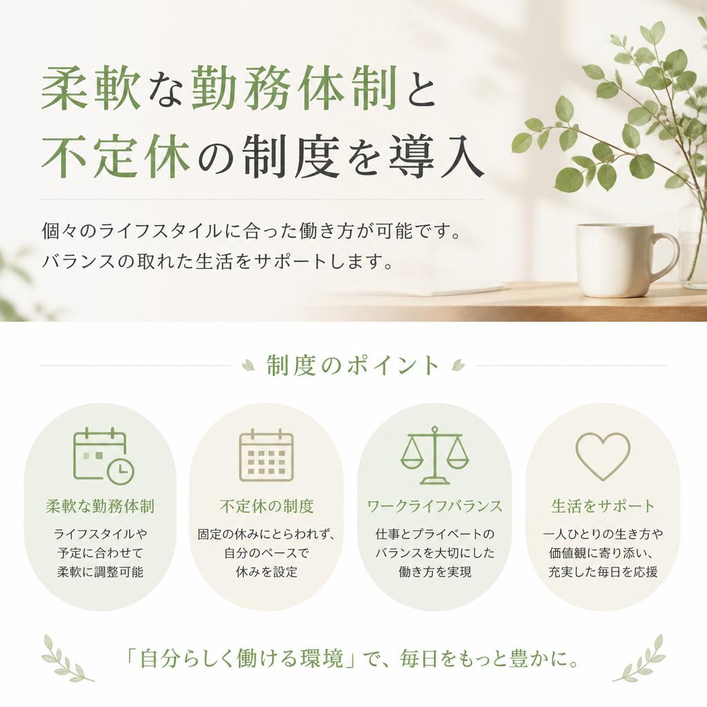 働きやすい職場環境
