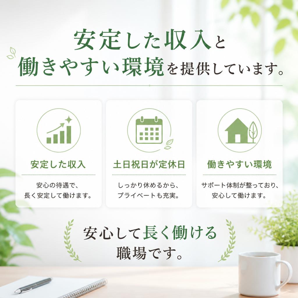 働きやすい環境